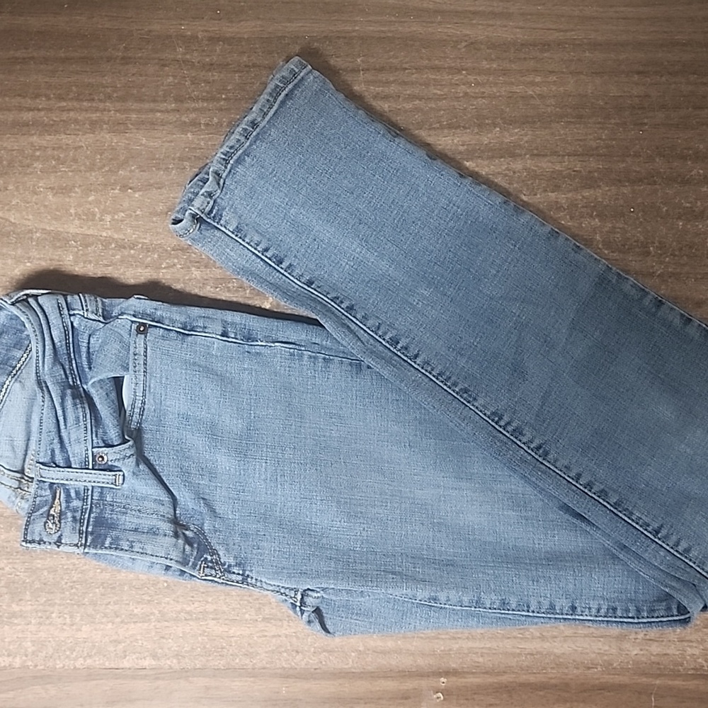 Lightly used denim jeans